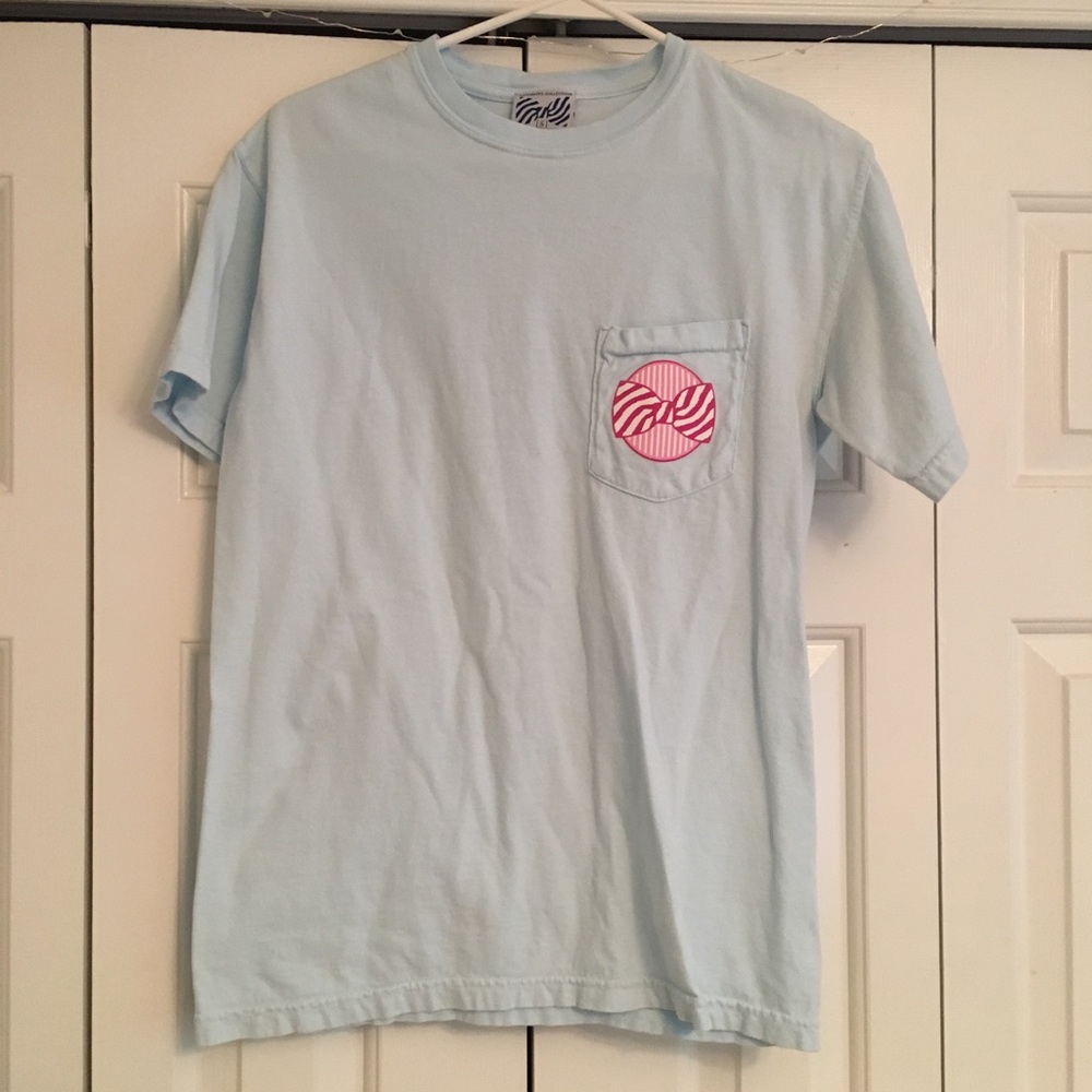 preppy fraternity collection t-shirt blue